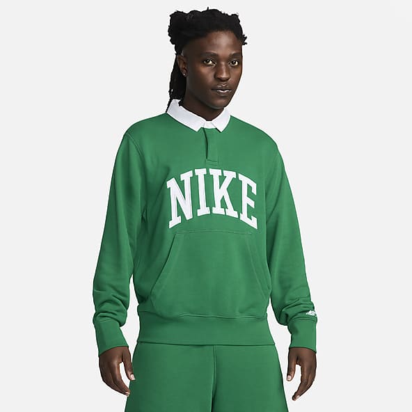 Green Hoodies Pullovers. Nike